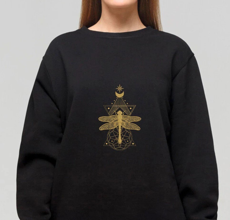 džemperis su laumžirgiu